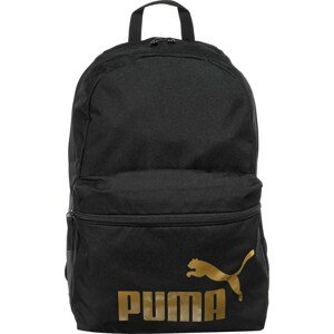 PUMA Sportovní batoh 'Phase' zlatě žlutá / černá