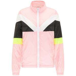 MYMO Přechodná bunda  pink / bílá / žlutá / černá