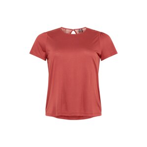 Vero Moda Curve Tričko 'ROBIN'  karmínově červené