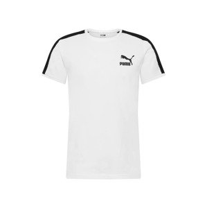 PUMA Tričko 'Iconic T7'  bílá / černá