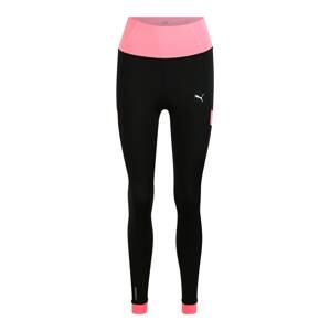 PUMA Sportovní kalhoty  černá / pink