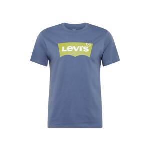 LEVI'S Tričko  chladná modrá / světle zelená / bílá