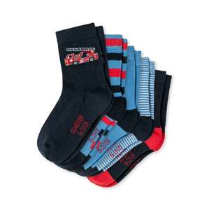 SCHIESSER Ponožky  červená / černá / bílá / modrá