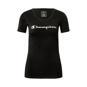 Champion Authentic Athletic Apparel Funkční tričko  černá / bílá