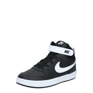 Nike Sportswear Tenisky 'Court Borough Mid 2'  bílá / černá