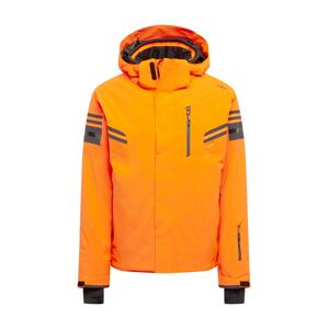 CMP Outdoorová bunda  oranžová / černá