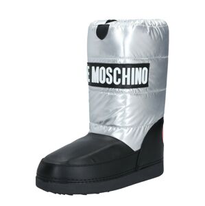 Love Moschino Sněhule  černá / stříbrná