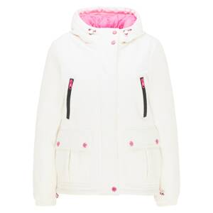 MYMO Zimní bunda  přírodní bílá / pink