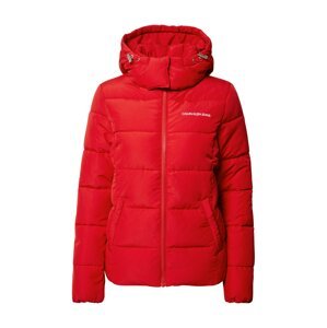 Calvin Klein Jeans Zimní bunda  červená