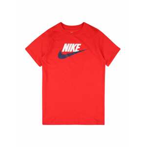 Nike Sportswear Tričko 'FUTURA' námořnická modř / červená / bílá