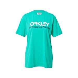 OAKLEY Funkční tričko 'FIERY'  nefritová / černá / bílá
