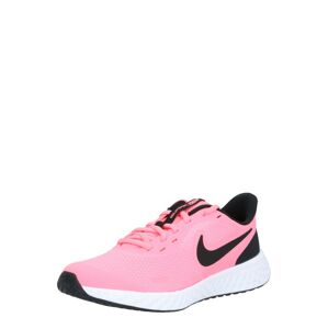 NIKE Sportovní boty 'Revolution 5'  černá / pink