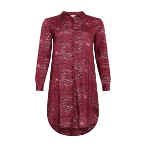 KAFFE CURVE Košilové šaty 'Sille'  červená / pink