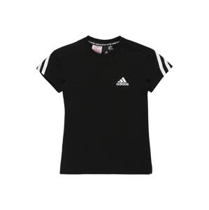 ADIDAS PERFORMANCE Funkční tričko černá / bílá