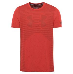 UNDER ARMOUR Funkční tričko rezavě červená / černá