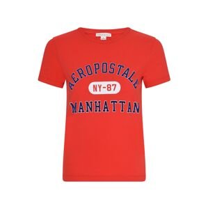 AÉROPOSTALE Tričko 'Manhattan' modrá / červená / bílá