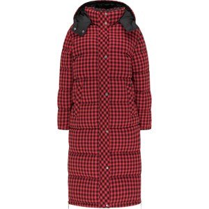 myMo ROCKS Zimní kabát  černá / pastelově červená