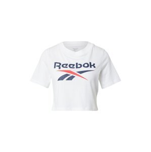 Reebok Classics Tričko  bílá / námořnická modř / červená
