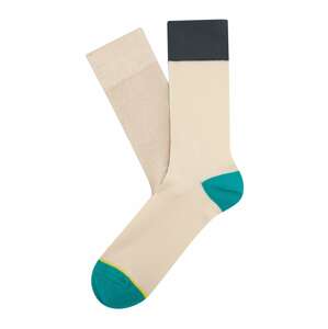 CHEERIO* Ponožky  krémová / barva vaječné skořápky / tyrkysová / žlutá / grafitová
