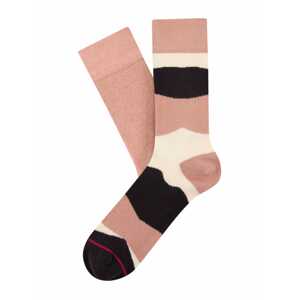 CHEERIO* Ponožky  starorůžová / bílá / černá / purpurová