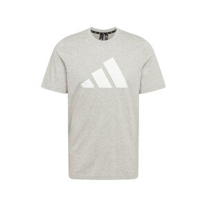 ADIDAS PERFORMANCE Funkční tričko  šedá / bílá