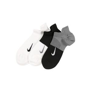 NIKE Sportovní ponožky 'Everyday Plus Lightweight' šedá / černá / bílá