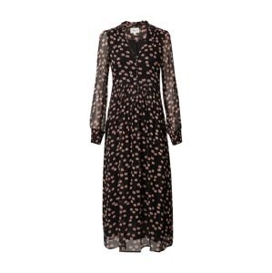 Maison 123 Košilové šaty 'NAMIKA'  černá / starorůžová / pitaya