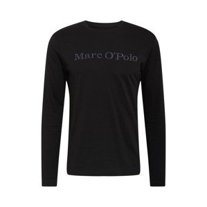 Marc O'Polo Tričko  černá / šedý melír