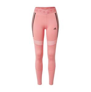 ADIDAS PERFORMANCE Sportovní kalhoty  černá / růžová