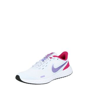 NIKE Sportovní boty 'Revolution 5'  šedá / pink / bílá / tmavě fialová