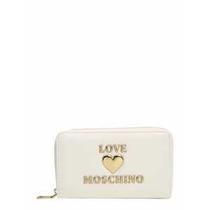 Love Moschino Peněženka  bílá / zlatá