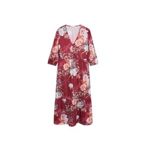 VIOLETA by Mango Letní šaty  rubínově červená / bílá / trávově zelená