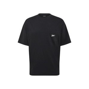 Reebok Sport Funkční tričko  černá / bílá