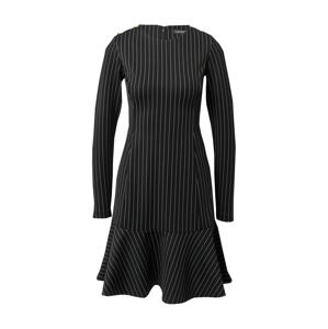 Lauren Ralph Lauren Šaty 'GIDEON'  černá / bílá