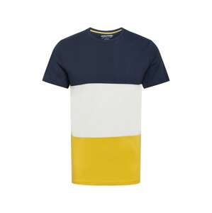 JACK & JONES T-Shirt  modrá / bílá / žlutá
