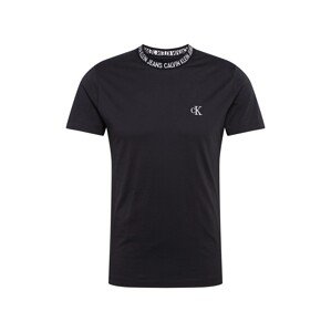Calvin Klein Jeans Shirt  černá / bílá