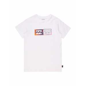 BILLABONG Funkční tričko 'INVERSED'  bílá / oranžová / pink / fialkově modrá