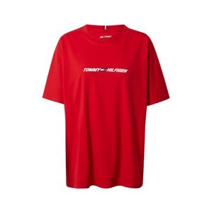 Tommy Sport Funkční tričko  červená