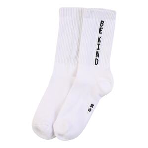 WEARKND Ponožky  černá / bílá