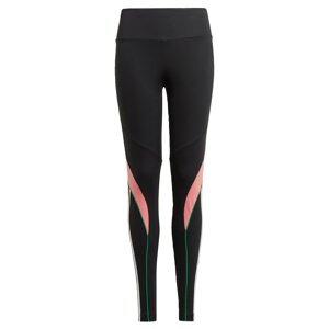 ADIDAS PERFORMANCE Sportovní kalhoty  černá / růžová / limetková