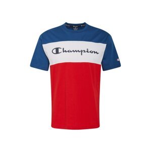 Champion Authentic Athletic Apparel Tričko  bílá / tmavě modrá / červená