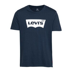 LEVI'S Tričko 'HOUSEMARK GRAPHIC TEE BLUES' námořnická modř / bílá