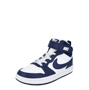 Nike Sportswear Tenisky 'Nike Court Borough'  bílá / tmavě modrá