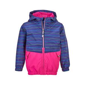 KILLTEC Outdoorová bunda  svítivě růžová / modrá / mix barev