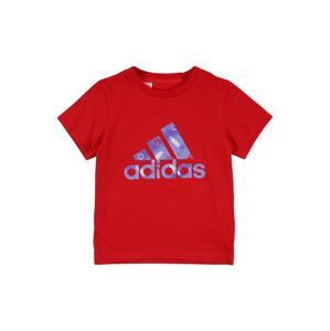 ADIDAS PERFORMANCE Funkční tričko  modrá / červená / černá