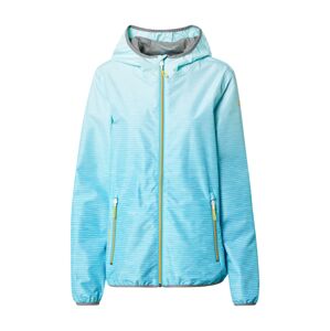 KILLTEC Outdoorová bunda 'Trin'  aqua modrá / světlemodrá / limone