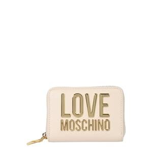Love Moschino Peněženka  krémová