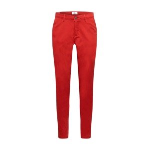 JACK & JONES Chino kalhoty 'MARCO'  červená