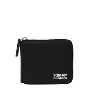 Tommy Jeans Peněženka  černá / bílá