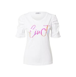LIU JO JEANS T-Shirt 'MODA'  bílá / pink